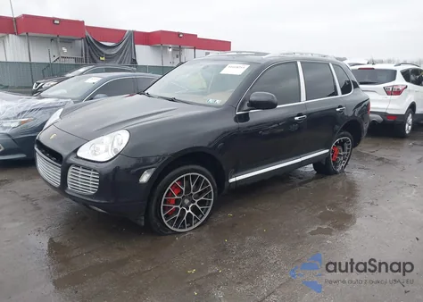 2005 Porsche Cayenne Turbo z USA, uszkodzony, nr VIN WP1AC29P55LA90449
